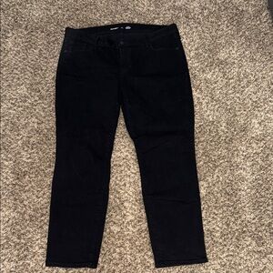 Old Navy Women's Straight Leg Black Jeans
